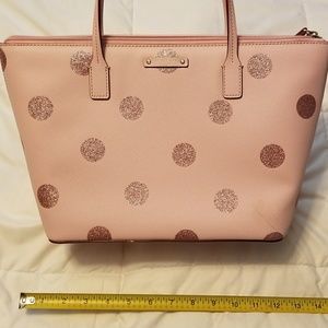 Sparkly, light pink Kate Spade bag